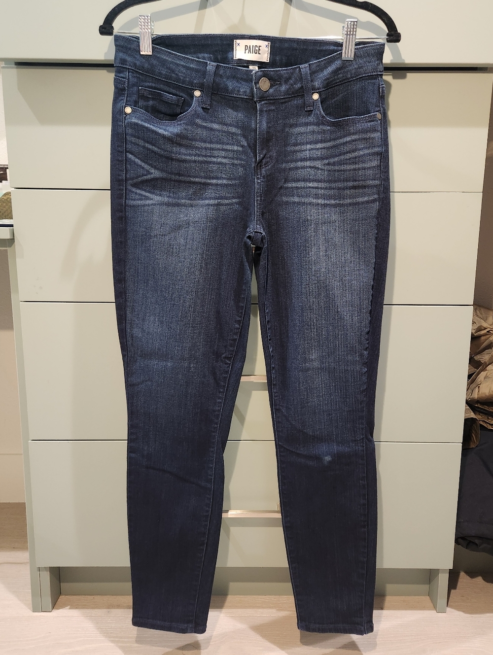 PAIGE Women’s Dark Blue Slim Fit Jeans Perfect Condition Size 29